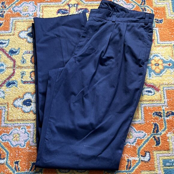 nwt Bills Khakis M2 Navy Straight Fit Vintage Twill Chino Pants Unhemmed Mens 40 - Picture 1 of 10